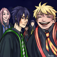 Naruto - Harry Potter AU